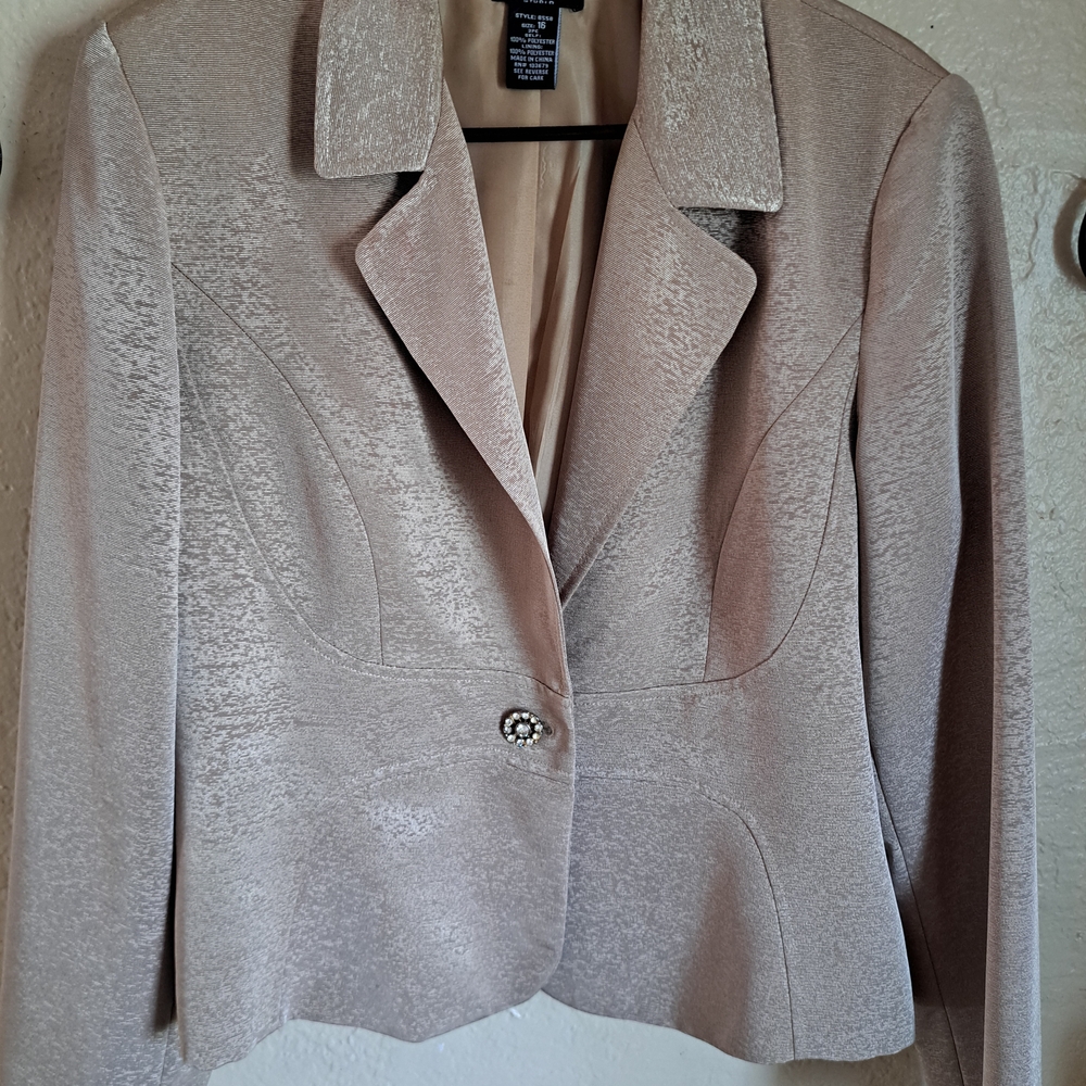 Elegant Gold Women's Suit.